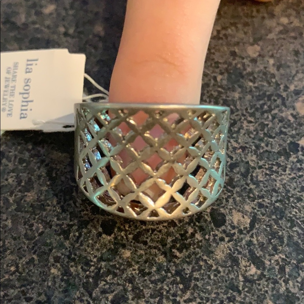Lia Sophia Lattice Ring - Size 11